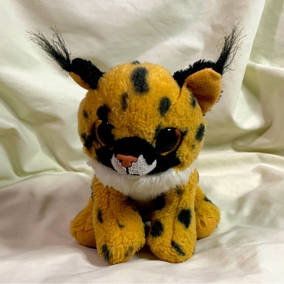 TY Beanie Boos Larry the Lynx Cat Plush Stuffed Toy pre-loved condition - Picture 1 of 10